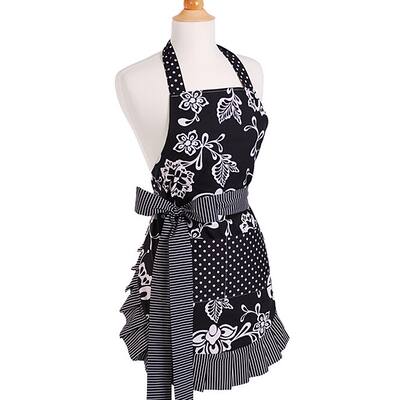 Women's Sassy Black Original Flirty Apron