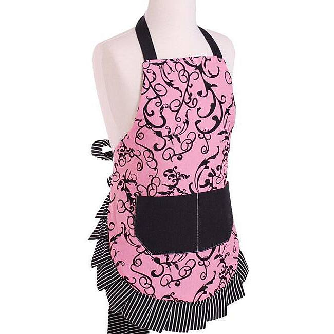 Chic Pink Girl's Original Flirty Apron