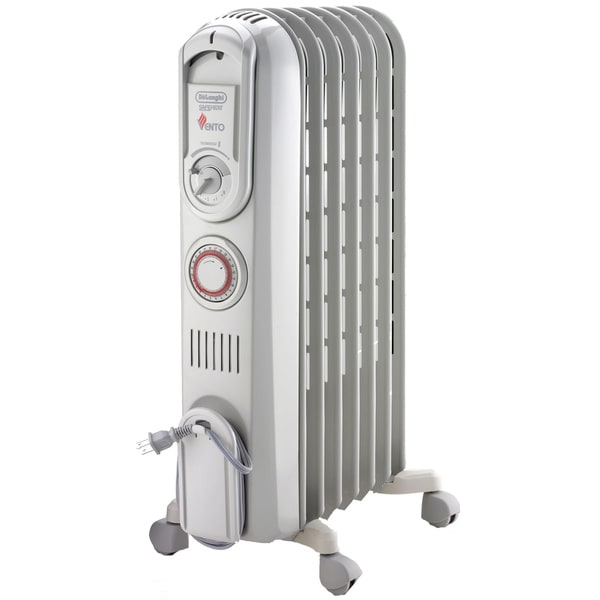 DeLonghi TRV0715T Vento High Speed Convection Oil Filled Radiator with Programmable Timer