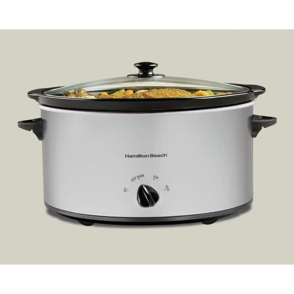 Hamilton Beach 5-Quart Oval Portable Slow Cooker