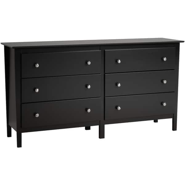 Bentley Black 6-drawer Dresser - Bed Bath & Beyond - 3908761