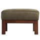 preview thumbnail 12 of 14, Hills Mission-style Oak Ottoman by iNSPIRE Q Classic