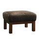 preview thumbnail 9 of 14, Hills Mission-style Oak Ottoman by iNSPIRE Q Classic