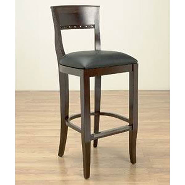 Walnut Biedermier Counter Stool