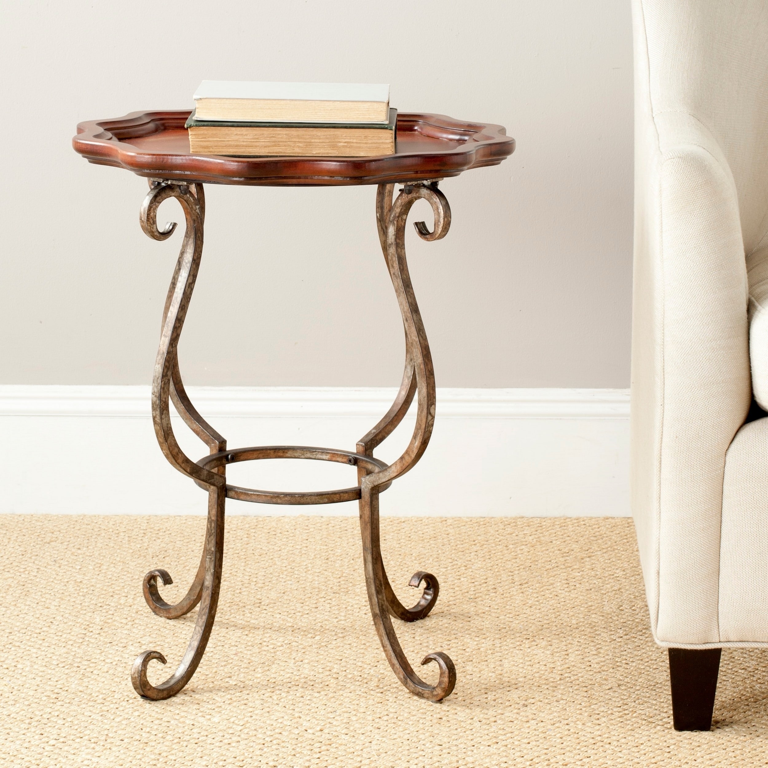 brown scalloped side table compare $ 179 99 today $ 99 99 save 44 % 4