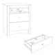 preview thumbnail 8 of 8, Prepac Fremont 2 Drawer Nightstand: Elegant Bedroom Furniture, Bedside Table with Open Shelf, Espresso