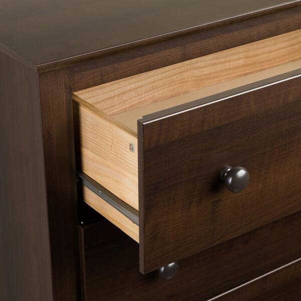 Copper Grove Periyar Espresso 5 Drawer Dresser On Copper Grove Periyar Espresso 5