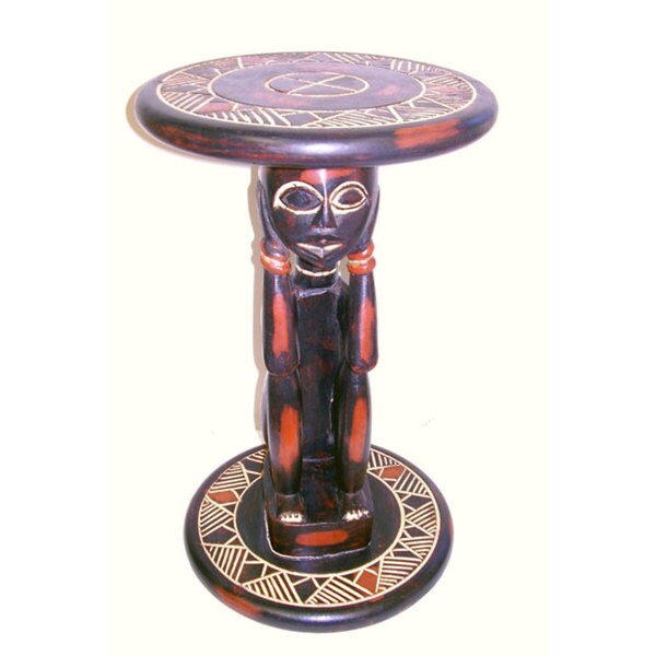 Shop Handmade African Hand-carved End Table (Ghana) - Free Shipping