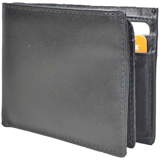 Romano Mens Italian Leather Flip up Billfold