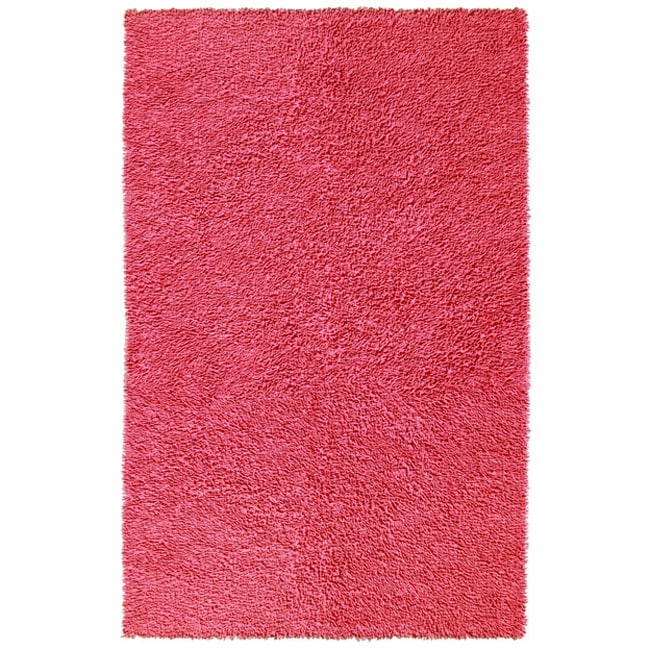 Pink Chenille Shag Rug (4 X 6)