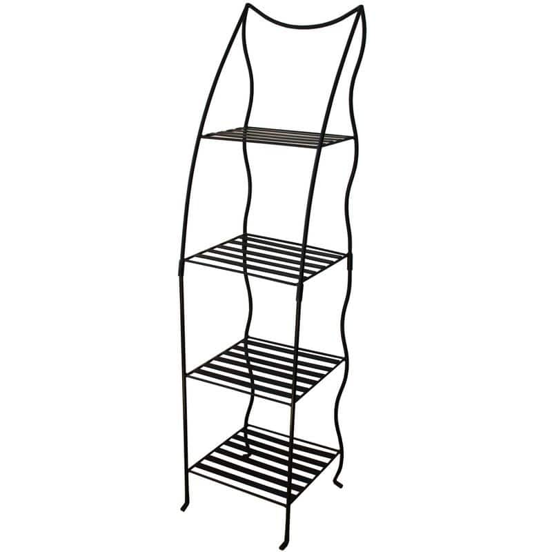 Iron Black 4-layer Plant Stand