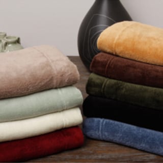 Micro Plush Solid Pattern Sheet Set