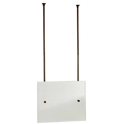 Allied Brass Rectangular Landscape Ceiling-hung Mirror