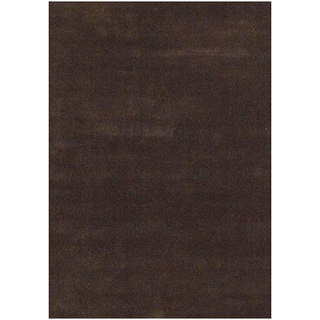 Hard Twist Coffee Brown Rug (5 X 8) (brownPattern solidMeasures 1 inch thickTip We recommend the use of a non skid pad to keep the rug in place on smooth surfaces.All rug sizes are approximate. Due to the difference of monitor colors, some rug colors ma