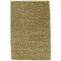 Shaggy Cream Polyester Rug - 5' x 8'