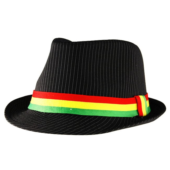 pinstriped fedora hat pinstriped fedora hat