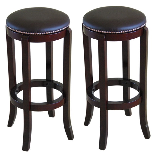 North Canyon Polished Cherry Bar Stool (set Of 2)