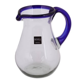 Majestic Gifts T-102 Classic Clear 64 oz. High Quality Glass Cool Aid Pitcher