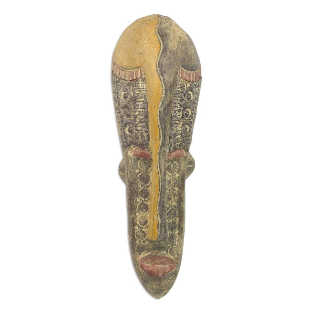 Wood 'Beauty Queen' Mask - Black