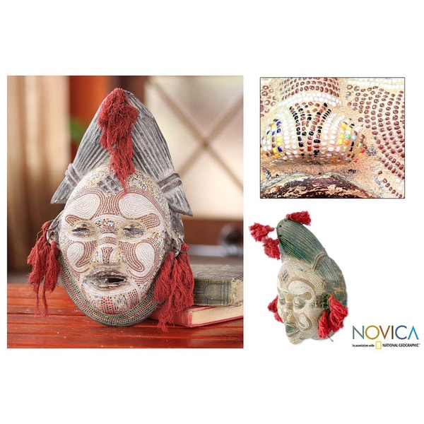 Wood 'River Goddess' Mask (Ghana) Masks