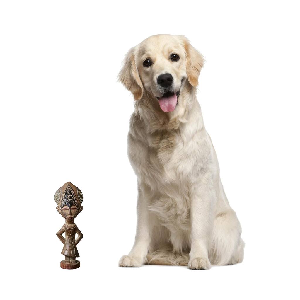 Wood 'Sweetheart' Statuette ,