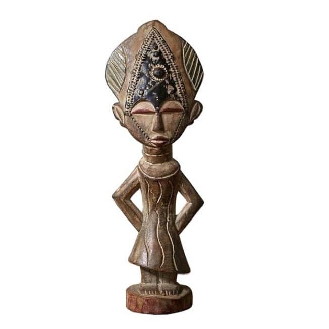 Wood 'Sweetheart' Statuette ,