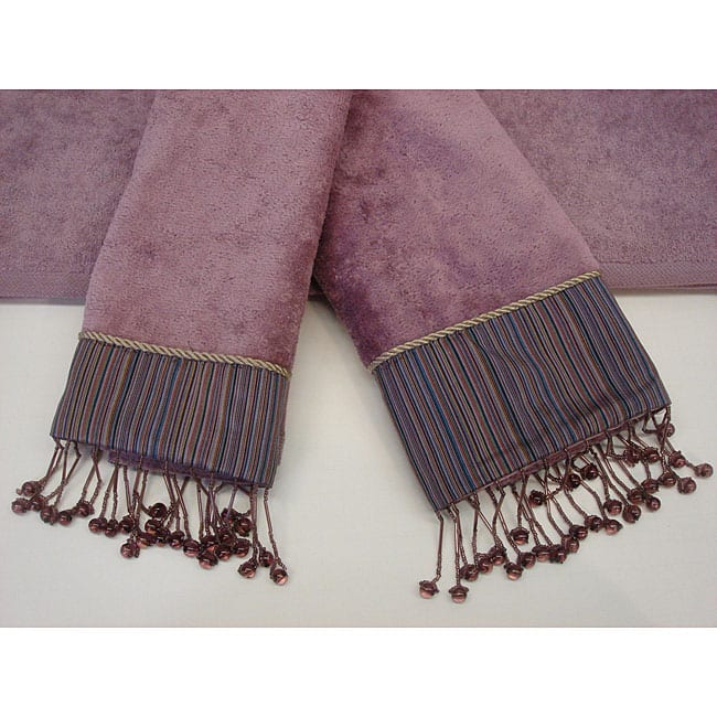 Sherry Kline Silk Striped Decorative 3-piece Towel Set