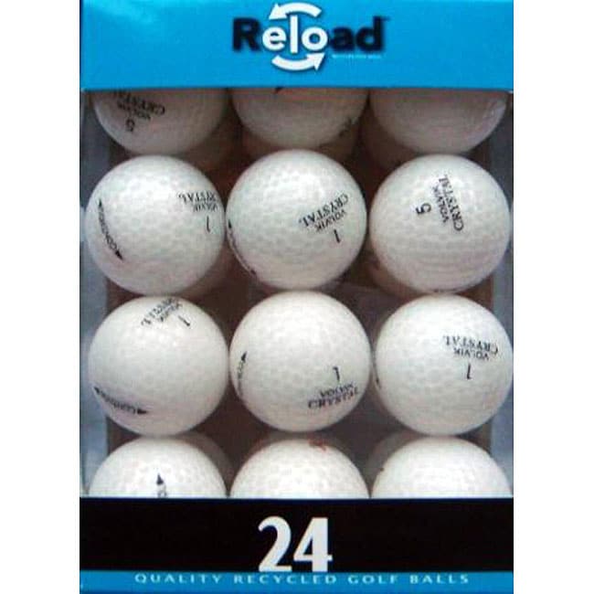 Volvik Crystal White Golf Balls (pack Of 48)