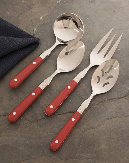 Le Prix Red 4-piece Hostess Set