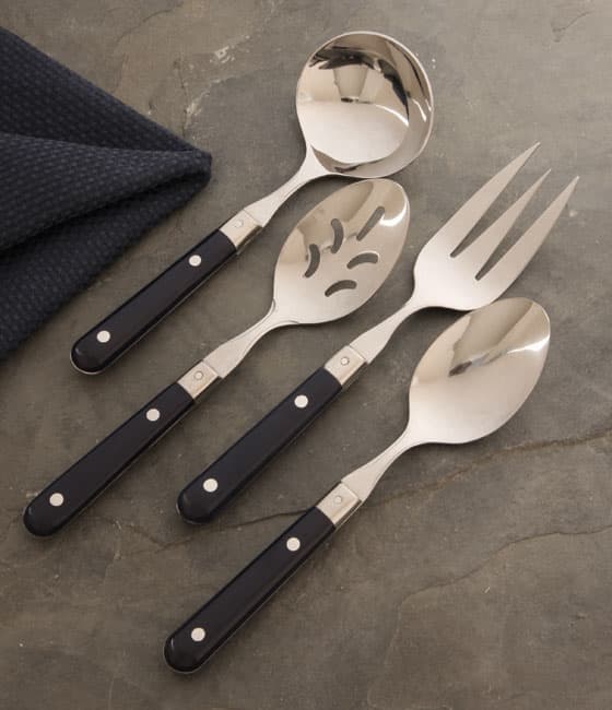 Le Prix Royal Blue 4-piece Hostess Set