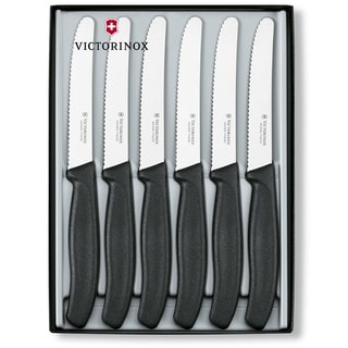 Victorinox Cutlery Black 6-piece Steak Knife Set - Bed Bath & Beyond ...