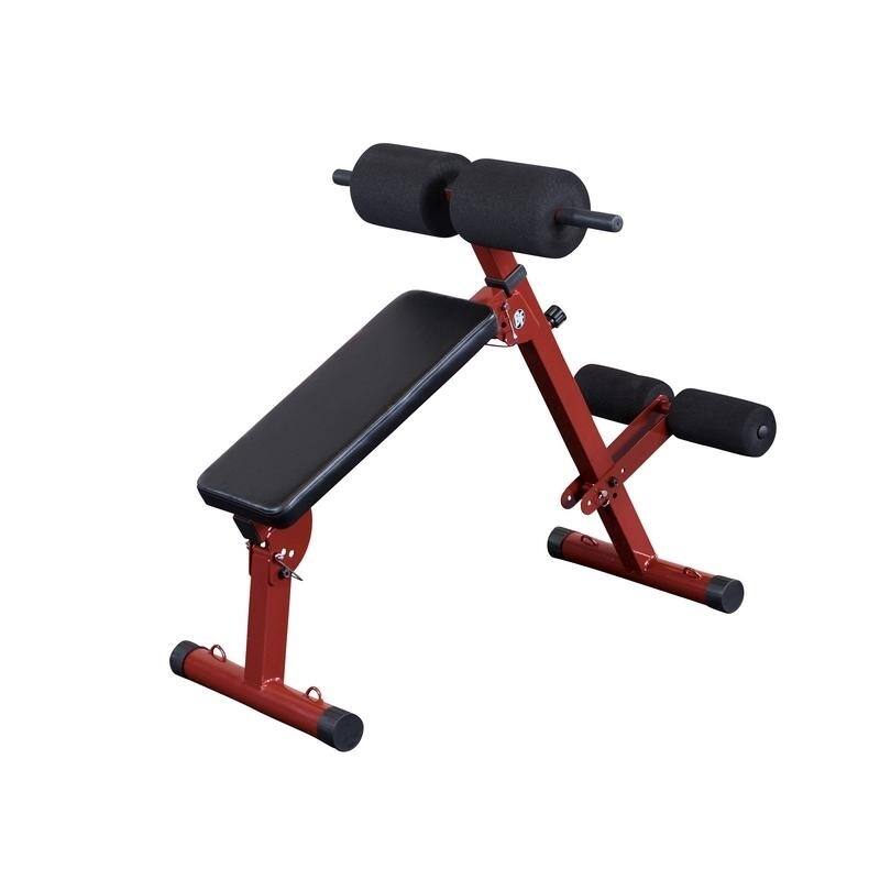 Best Fitness BFHYP10 Ab Board Hyperextension - Black/Red