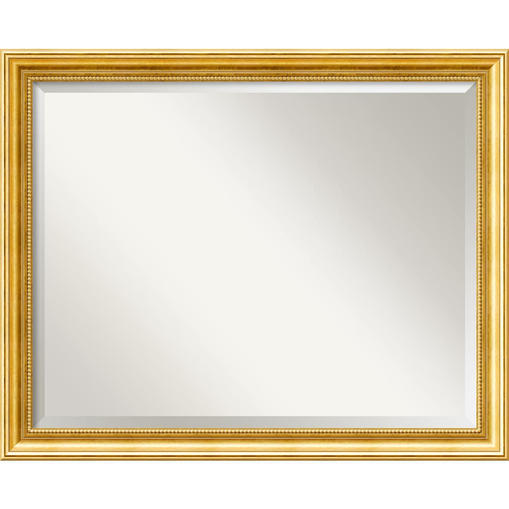 Townhouse Goldtone Wall Mirror   Large