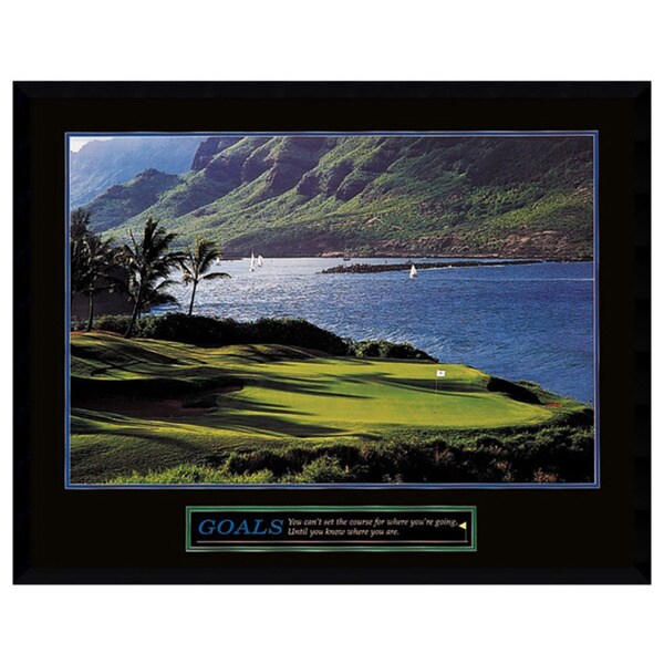 Shop Goals Golf' Framed Art Print Free Shipping Today Overstock