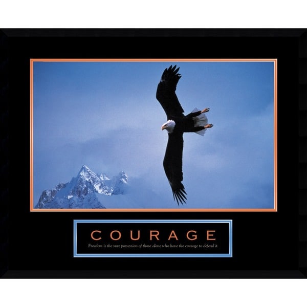 Shop Framed Art Print 'Courage: Bald Eagle' 29 x 23-inch - Free ...