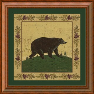 Warren Kimble 'Folk Bear' Framed Art Print - Overstock™ Shopping - Top ...