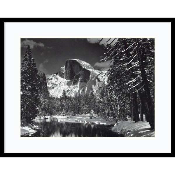 Shop Framed Art Print 'Half Dome, Winter - Yosemite National Park, 1938 ...