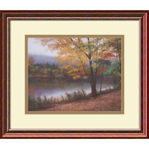 Shop Diane Romanello 'Golden Autumn' Framed Art Print - Free Shipping ...