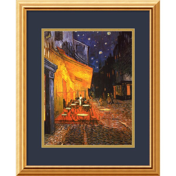 Vincent van Gogh 'Cafe Terrace At Night, 1888' Framed Art Print