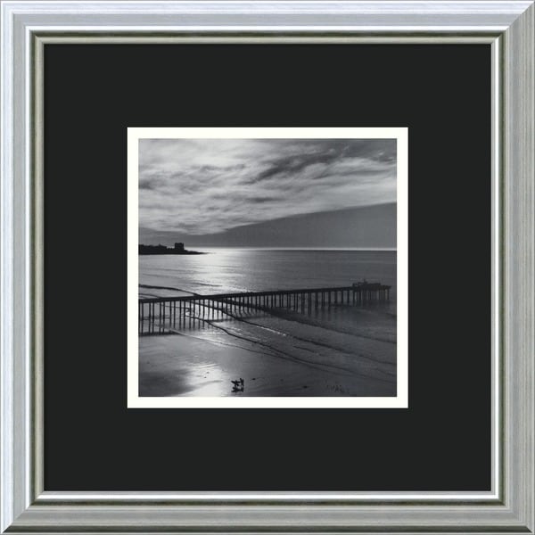 Ansel Adams The Scripps Pier, 1966 Fiat Lux Framed Art