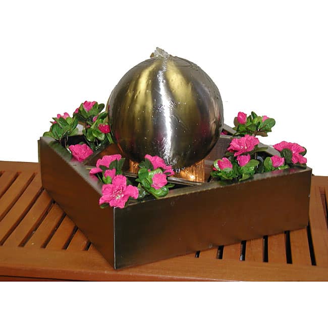 Stainless Steel Square Table Top Fountain