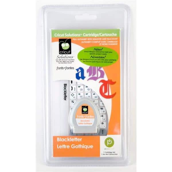Cricut Blackletter Die Cutting Cartridge Bed Bath & Beyond 3952450