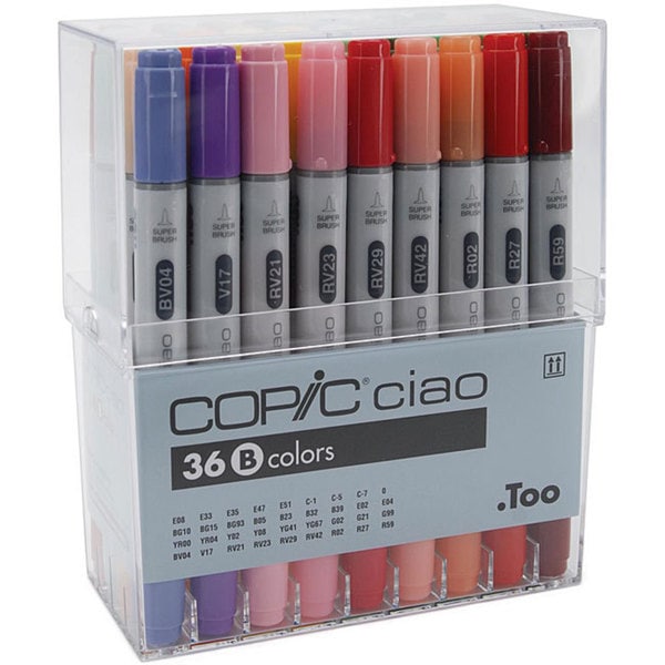 Shop Copic Ciao 36-piece Marker Set (Set B) - Free Shipping Today ...