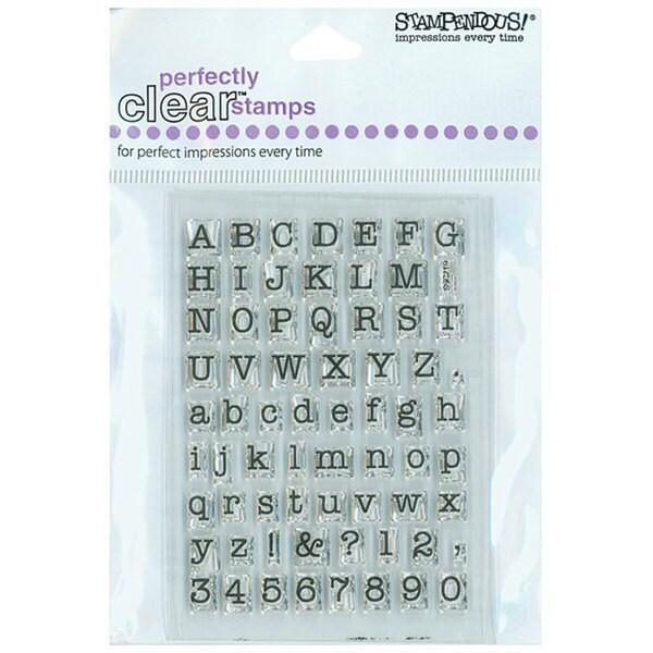 Stampendous 'Typewriter Alphabet' Clear Stamps Free Shipping On