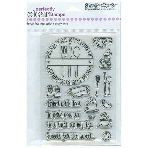 Stampendous 'From the Kitchen' Clear Stamps - Bed Bath & Beyond - 3954604