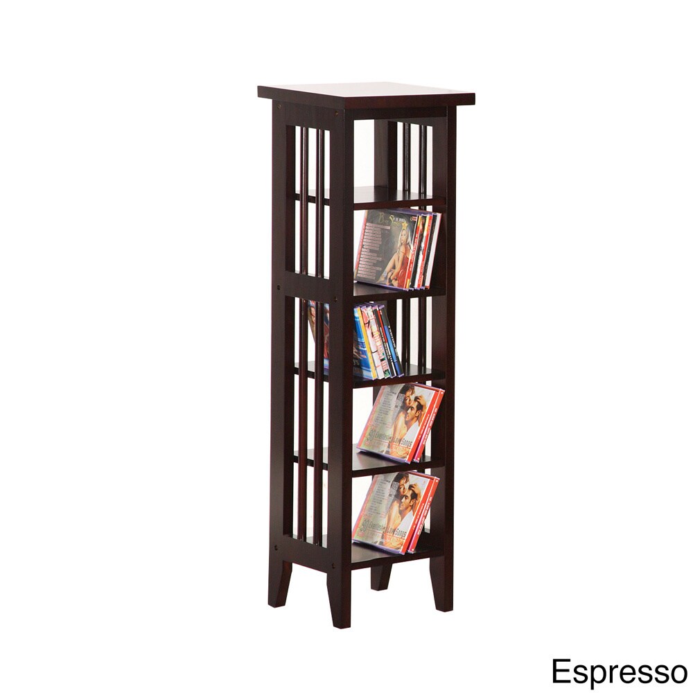 Shop Cd Dvd Display Cabinet Storage Tower Free Shipping Today