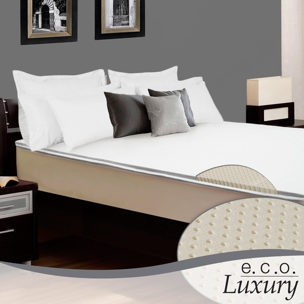 Select Luxury E.C.O. Latex 2 inch King size Reversible Mattress Topper