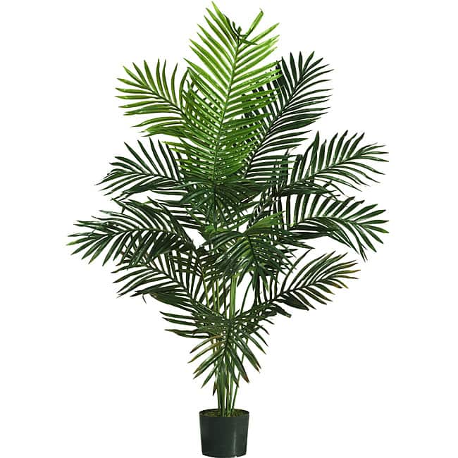Paradise 5-foot Silk Palm Tree - Green