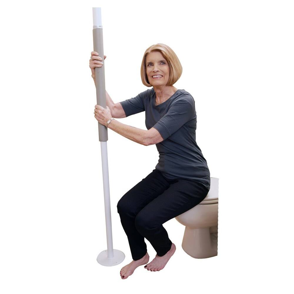 Stander Wonder Pole Slim Tension Mounted Grab Bar for Seniors