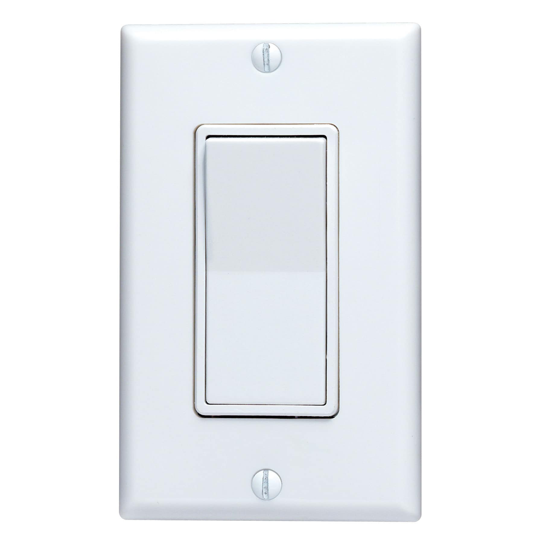 5601-2W Leviton Decora Rocker Single-Pole AC Quiet Switch Pack of 10 White